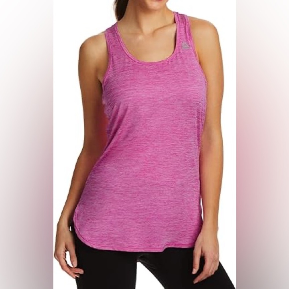 NWT Reebok Marled Soft Tank - Beetroot Heather - Size S